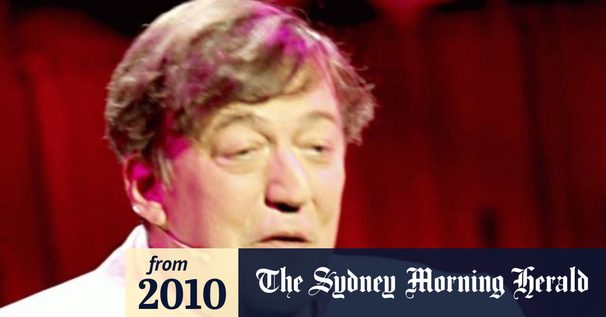 Video Stephen Fry A Serious Man?